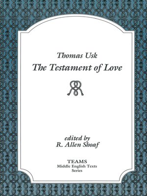 cover image of The Testament of Love